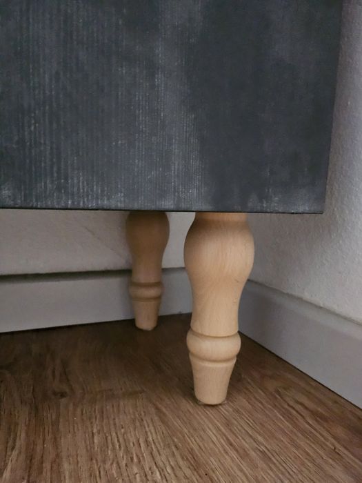 Estante IVAR com pés em bétula