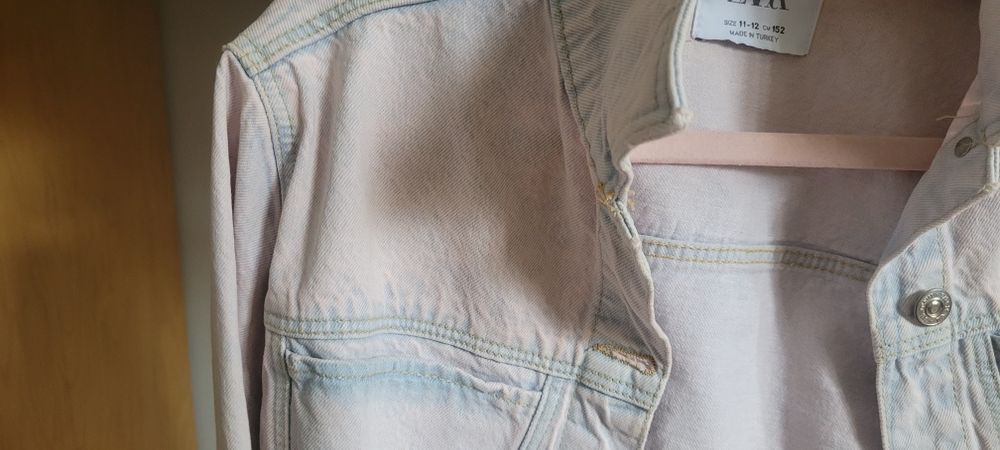 Katana kurtka jeansowa dziewczęca Zara rozm.152