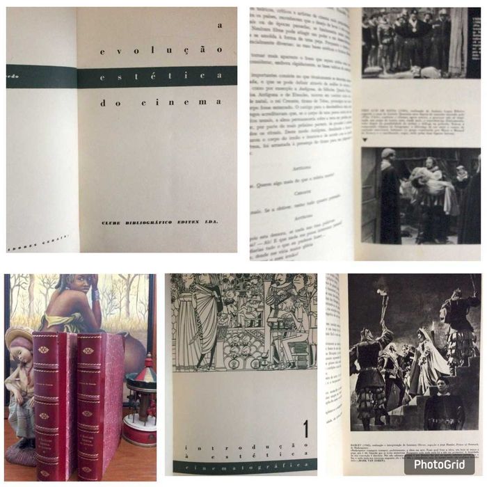 António de Macedo – A Evolução Estética do Cinema, 1959-1960. Excelentes encadernações. Envio grátis