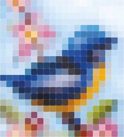 Painel decorativo "pixel"