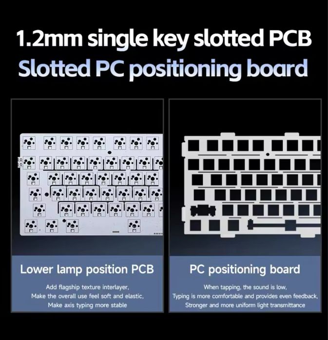 Беспроводная игровая механическая клавиатура mchose pro g75 75%