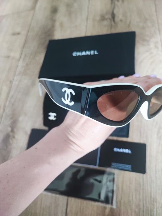 Oryginalne okulary przeciwsłoneczne Chanel Nowe