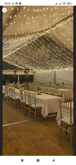 Wynajem Hala namiotowa namiot imprezowy cateringowy stoły krzesła