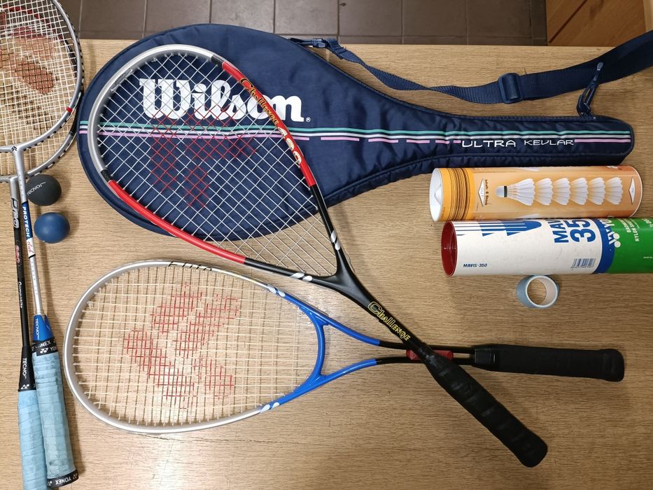 Zestaw do tenisa, badmintona