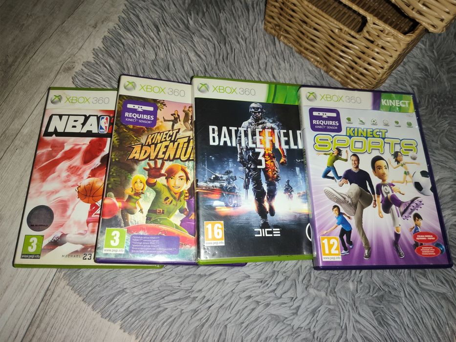 Sprzedam zestaw Xbox 360 + Kinect + 9 gier – wszystko sprawne!
