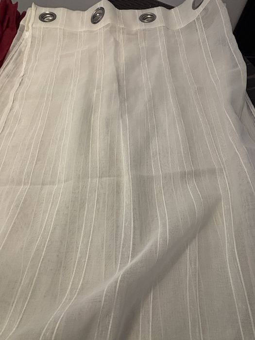 Conjuntos de cortinados (2 vermelho - branco - amarelo)