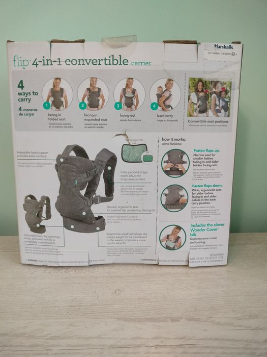 Nosidełko ergonomiczne 4 w 1