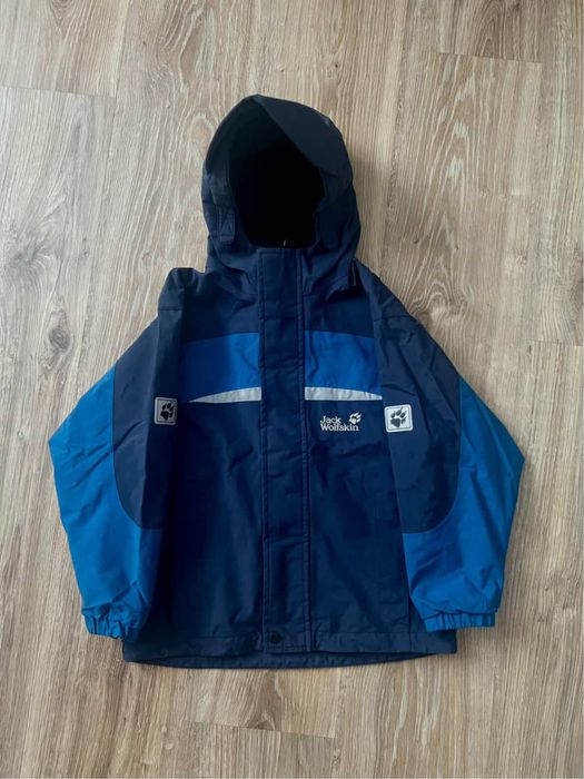 Дитяча куртка Jack Wolfskin синя розмір 116