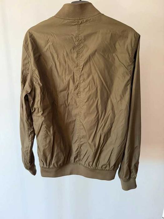 Bomberka H&M, khaki, rozmiar S – klasyczna z kieszeniami
