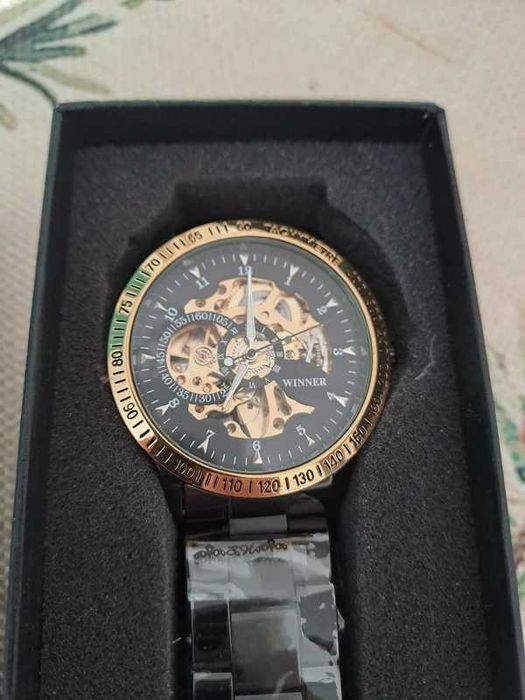 Zegarek Męski Skeleton Mechaniczny Automatyczny