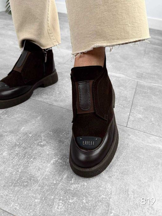 Натуральні зимові черевики жіночі