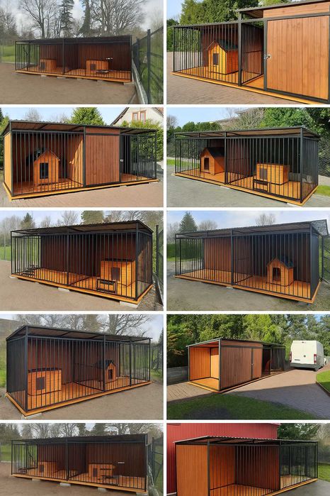 Kojce Klatki dla psa Spawane