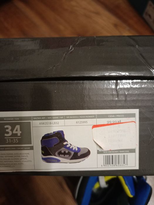 Buty chłopięce rozmiar 34