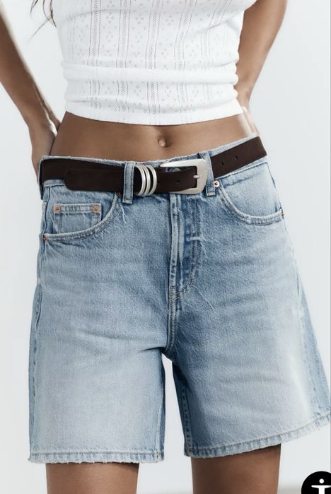 Джинсові шорти зара zara 34