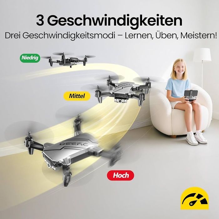 DEERC D20 Mini Drone z kamerą 1080P
