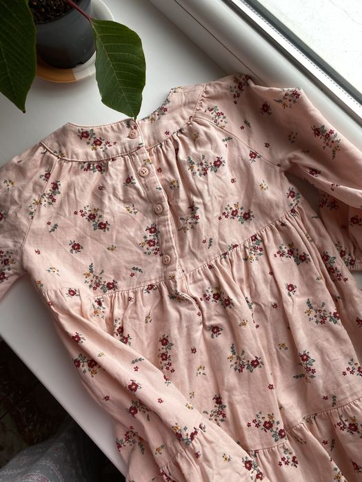 Сукня для дівчинки 98/104 сукня рожева плаття у квіти для дівчинки