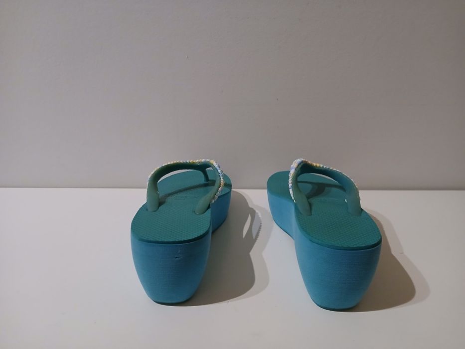 Havaianas altas verde água