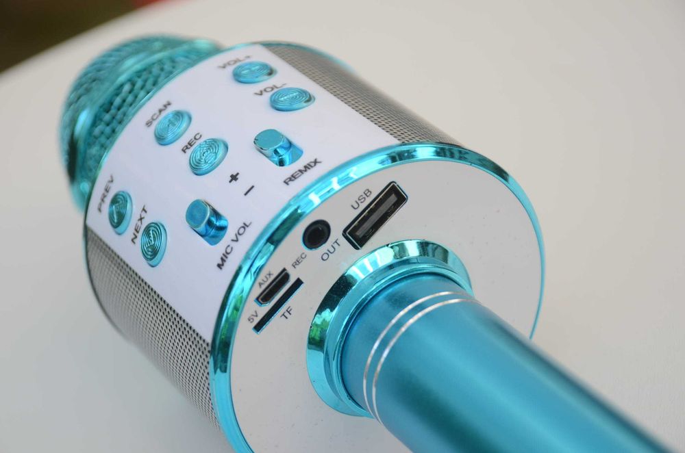 Блютуз караоке мікрофон дитячий безпровідний  з колонкою