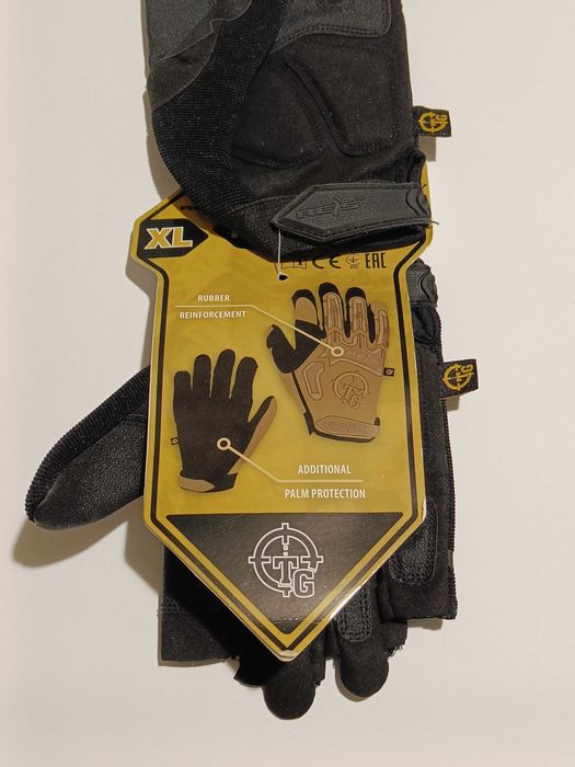 Перчатки тактические короткопалые REIS TACTICAL GLOVES HARRIER Black