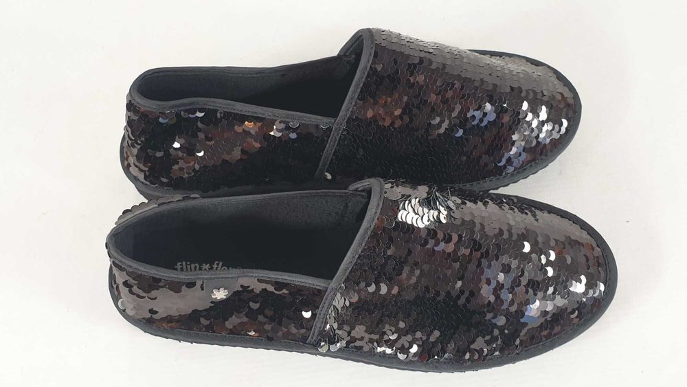 flip flop espadryle   cekiny rozmiar  37