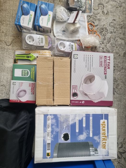 Grow Tent completa com sistema hidroponico - cultivo indoor - DR60 +