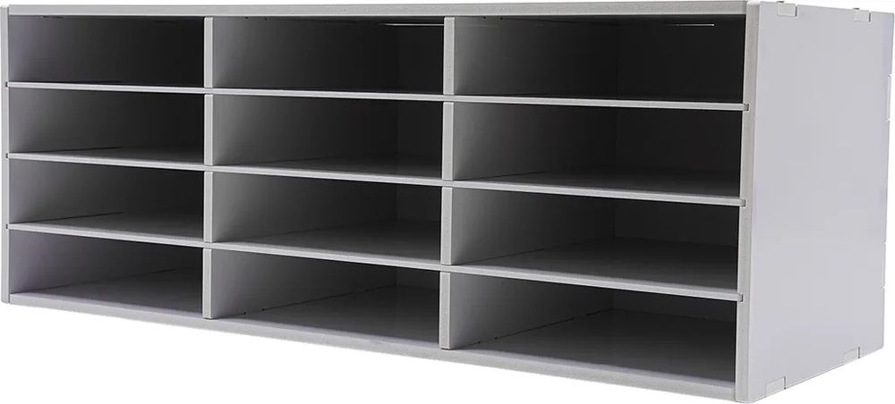 Organizer na literaturę na blat biurowy do domu i szkoły biały