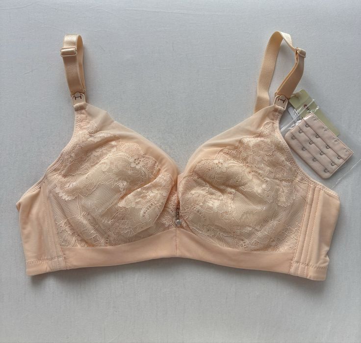 Biustonosz do karmienia z koronką, nowy z metką