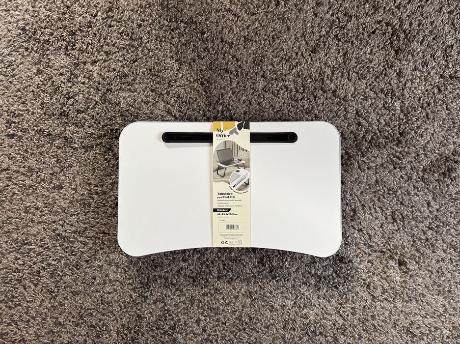 Mesa dobrável para portátil - branca