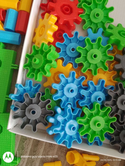 Klocki konstrukcyjne Korbo 117 elementów