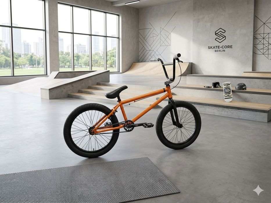 BMX skatepark Street Wyczynowy.  Freecoaster...