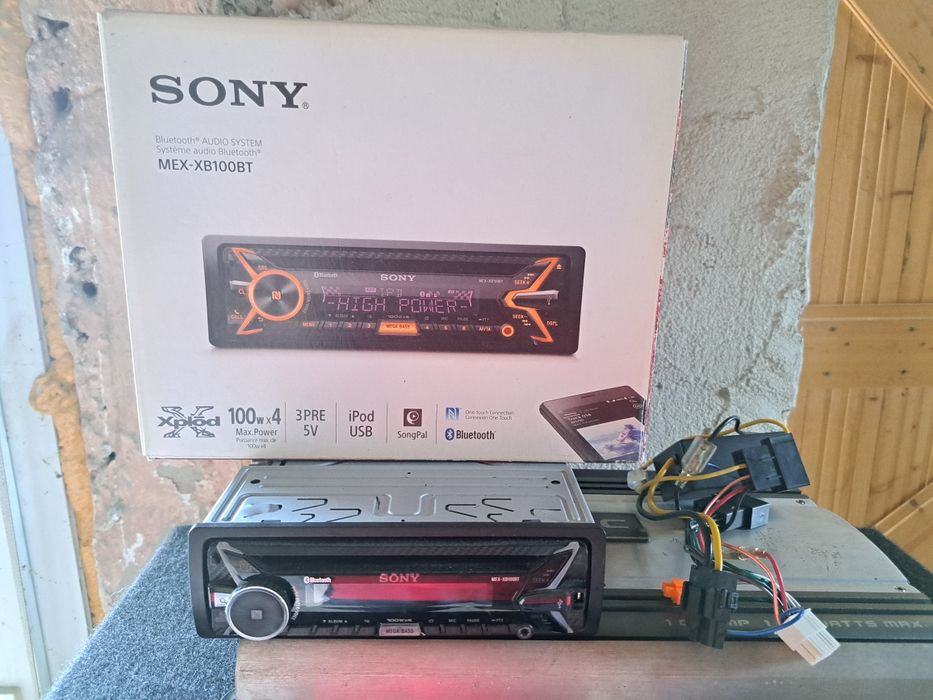 Radio sony MEX-XB100BT 4x100 watt usb/cd/bluetooth