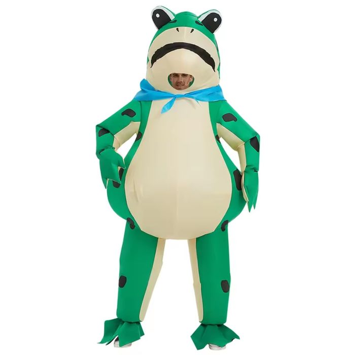 Акція Смешной костюм лягушки аренда, для взрослых, надувной косплей