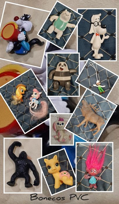 Bonecos / Figuras de PVC diversos