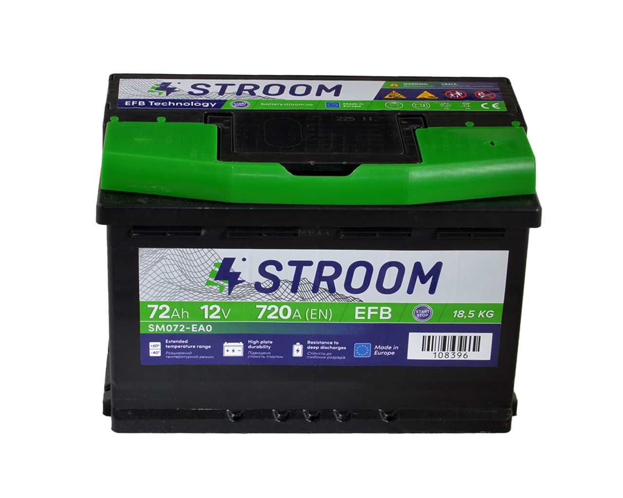Аккумулятор автомобильный 45 50 55 60 66 75 88 12В Stroom AUTOPART: 2 ...