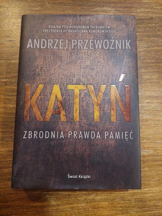 Książka Andrzej Przewoźnik "Katyń Zbrodnia Prawda Pamięć"