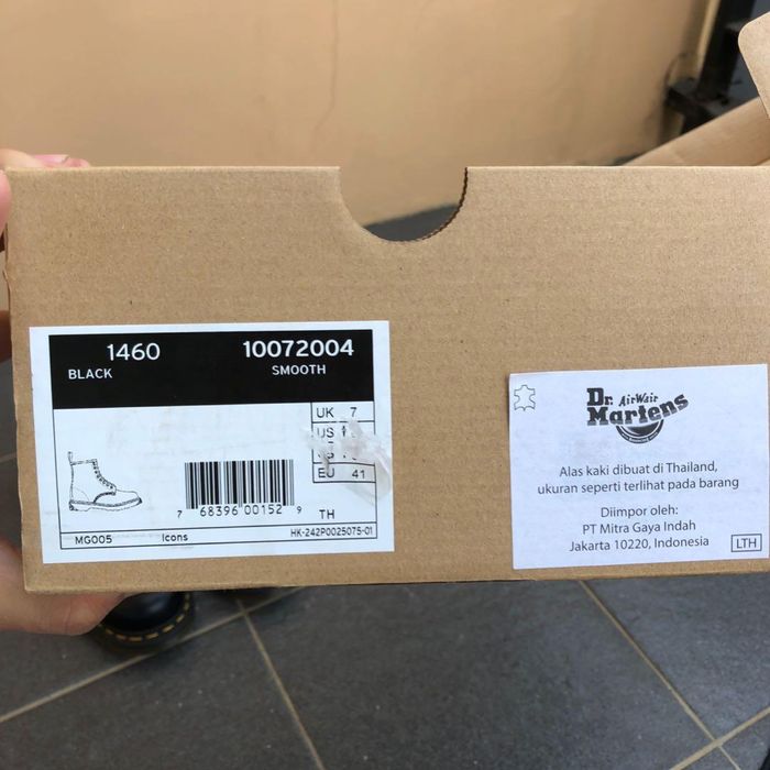 Зимние Dr. Martens 1460 Black Smooth