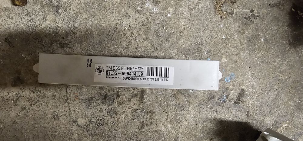 Módulos, fechaduras e cablagem portas BMW E65