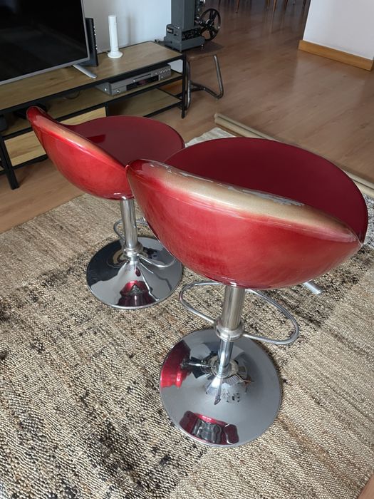 Conjunto 4 bancos ajustaveis