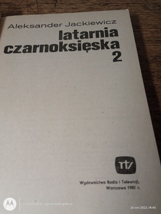 Latarnia czarnoksięska 2. Aleksander Jackiewicz
