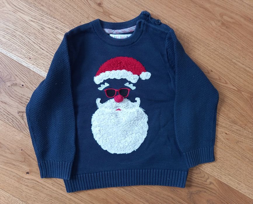 Sweterek świąteczny roz.98cm.