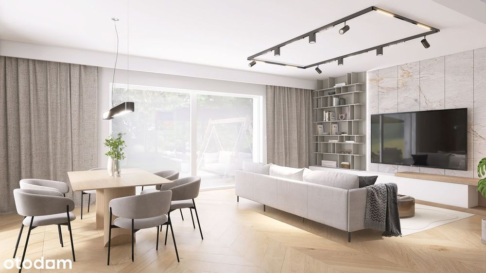 DOM Premium - Salon / Kuchnia 50m2 - 4 Sypialnie - Duży Ogród