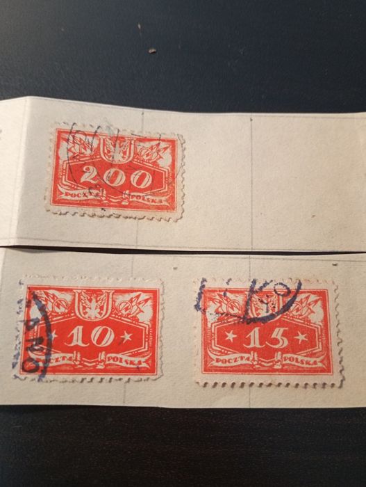 7 selos oficial 1920 - Polonia -  Poczta Polska - 	Polonia