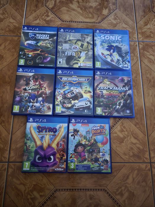 Jogos playstation 4 / ps4 : Fifa 17 Fifa 20 Rocket league Gta v Sonic