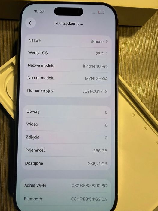 Iphone 16 pro 256gb