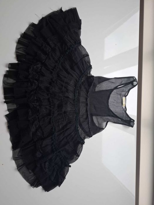 czarna koronkowa narzutka