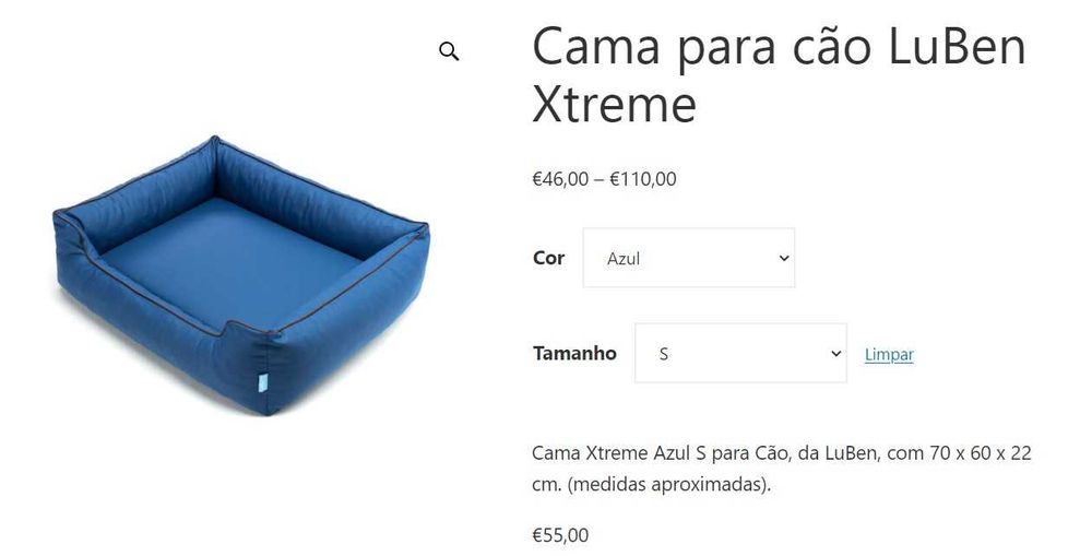 Cama para cão LuBen Xtreme S