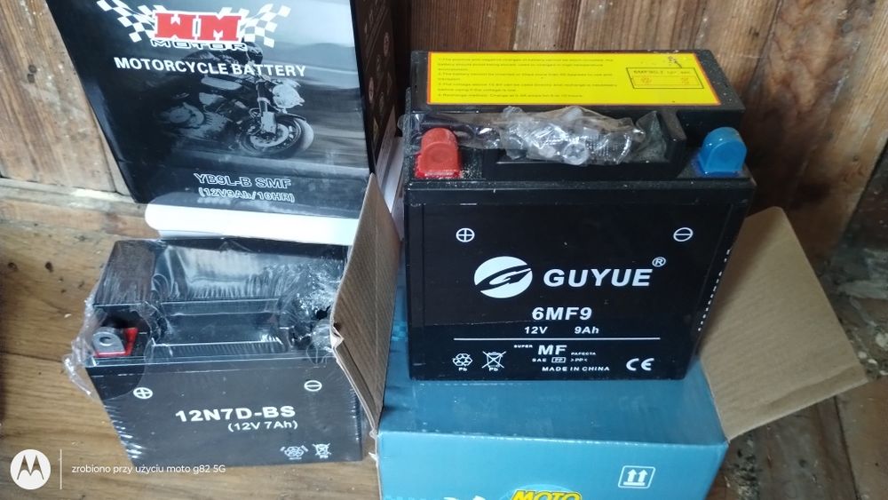 Mocne żelowe akumulatory 9ah 12v inne