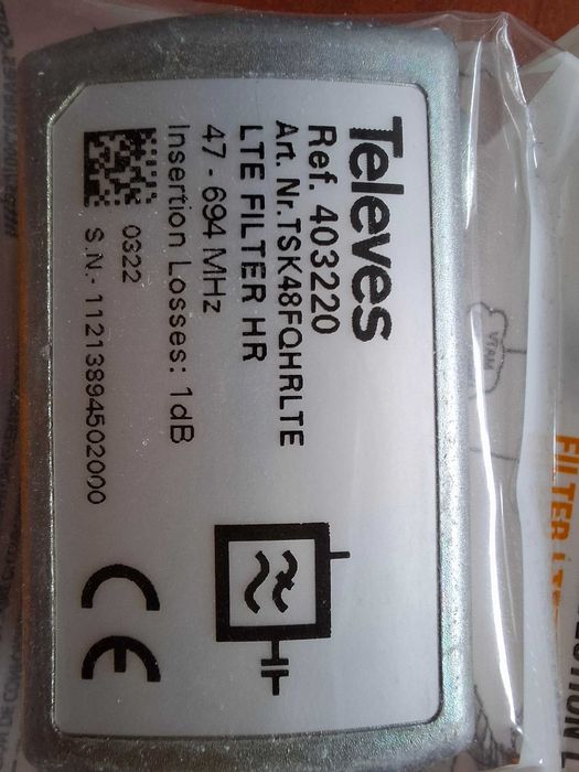 Nowa Antena DVB-T Televes Ellipse MIX (UHF + VHF) + Zasilacz + GRATIS!