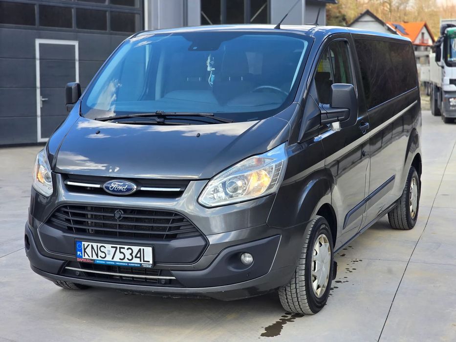 Ford Transit Custom **9-Osobowy**Klimatyzacja**Salon Polska**Faktura VAT 23%
