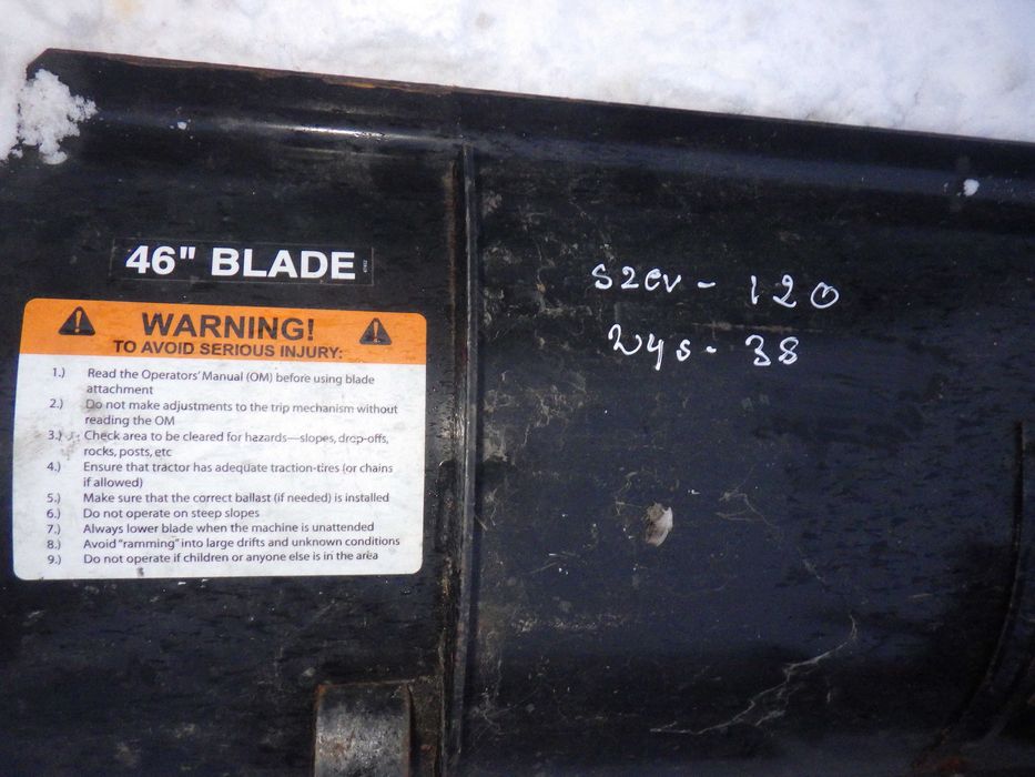 Plug do odsniezania Qad Traktor Blade Kpl Wzmacniany z Dani